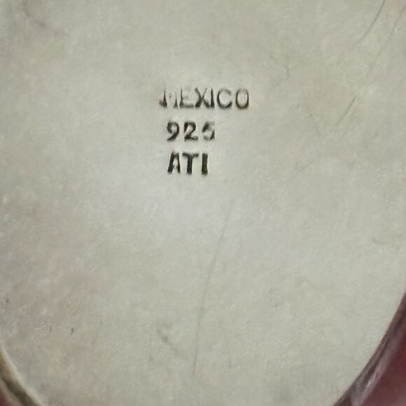 ATI 925 Made in Mexico Large Turquoise Pendant - Picture 9 of 12